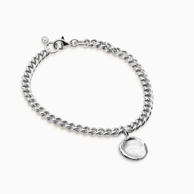 Impression Charm Bracelet | Silver