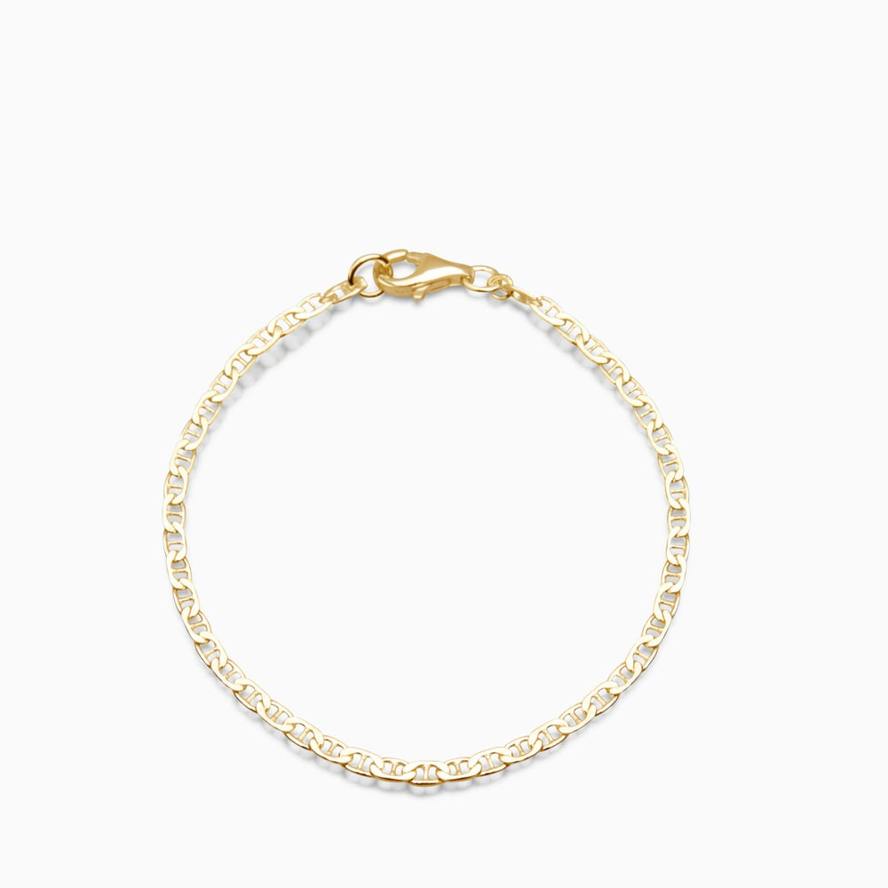 Anchor Chain Bracelet | Gold