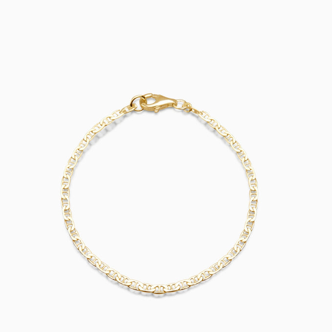 Anchor Chain Bracelet | Gold