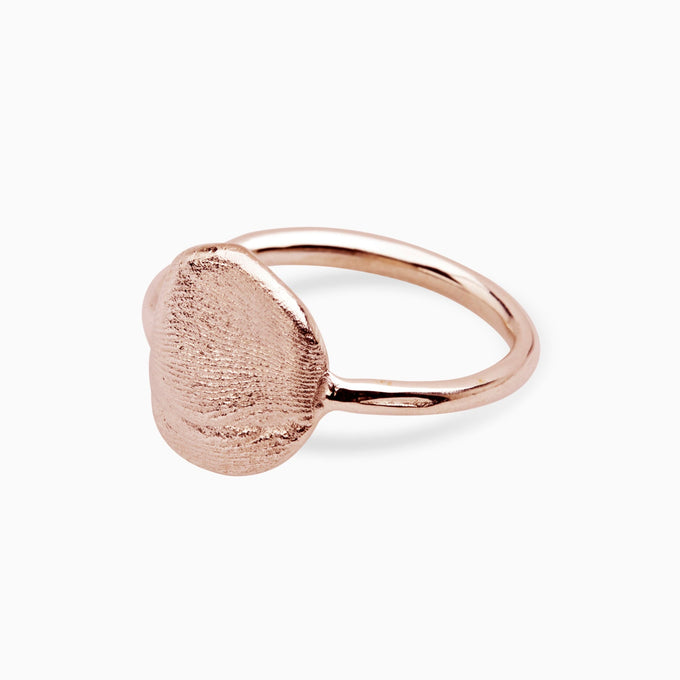 Impression Ring | Rose Gold