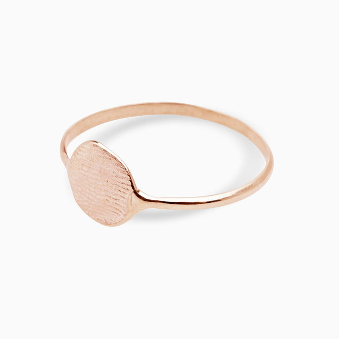 Impression Ring | Rose Gold