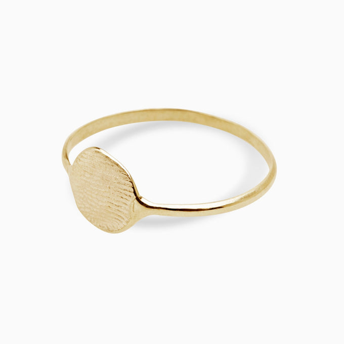 Impression Ring | Yellow Gold