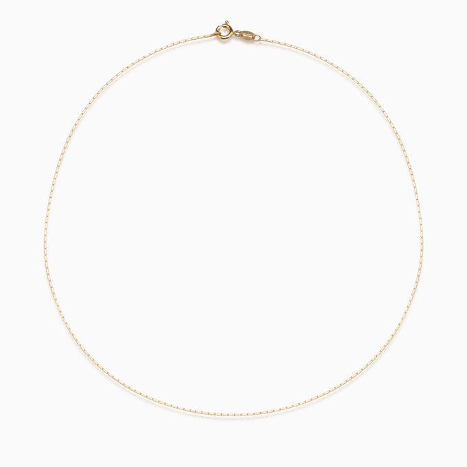 Square Fuse Necklace | Gold