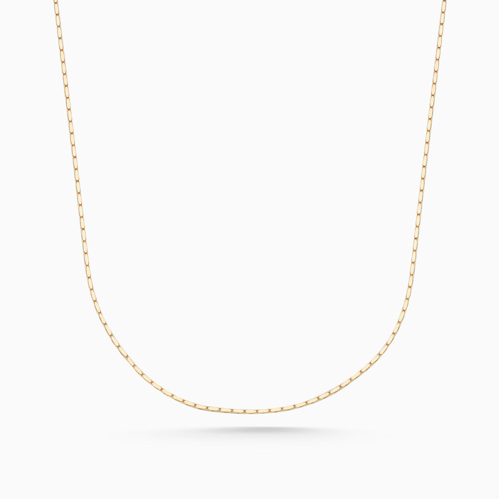 Square Fuse Necklace | Gold