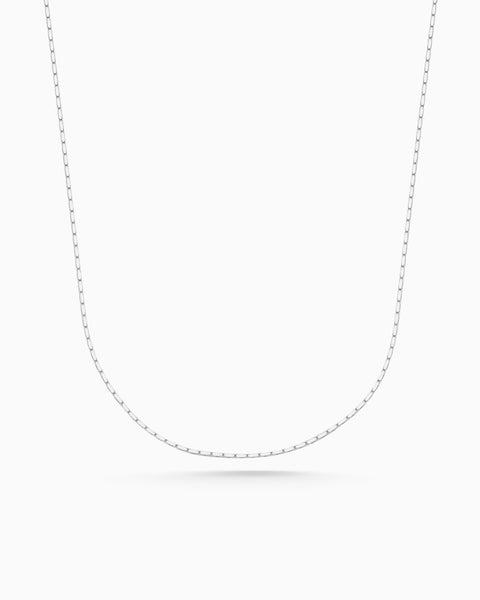 Square Fuse Necklace | Silver