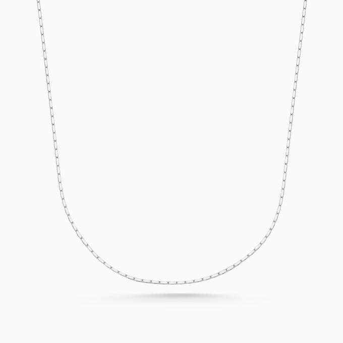 Square Fuse Necklace | Silver