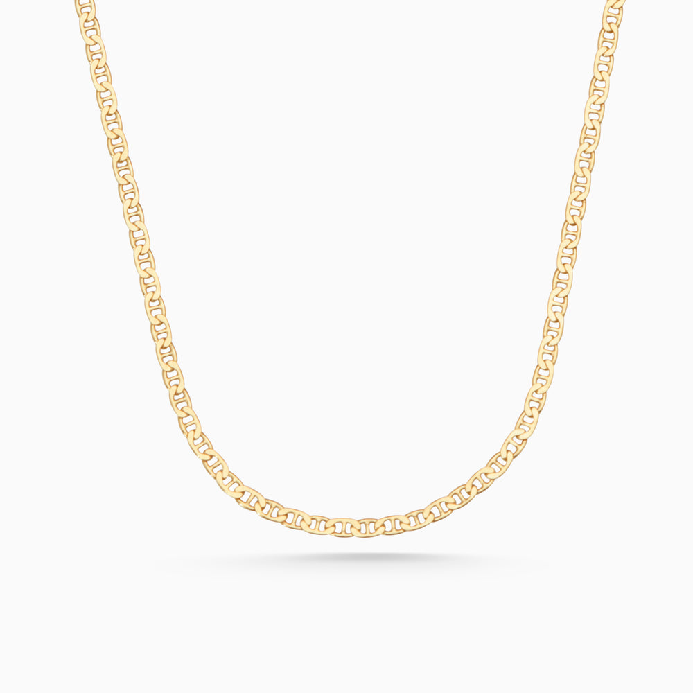 Flat Marine Chain | Gold