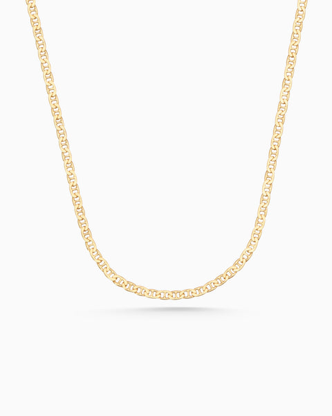 Flat Marine Chain | Gold