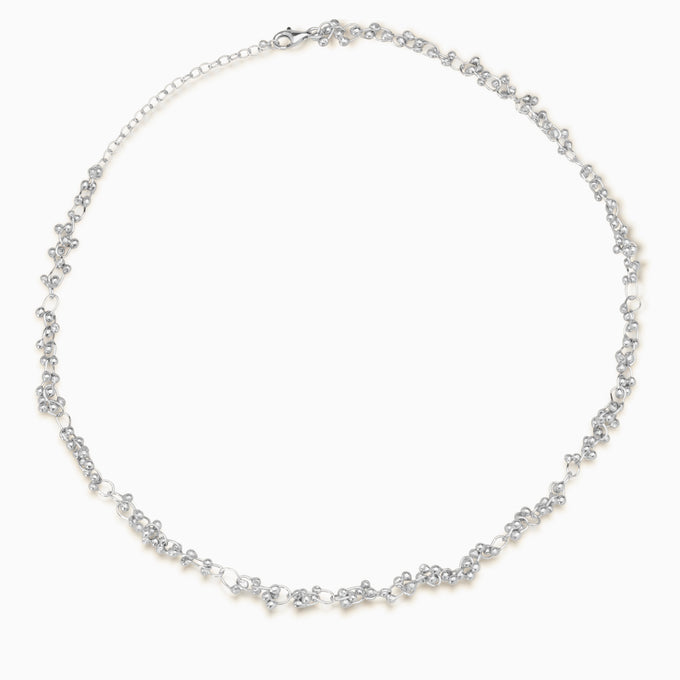 Cherrie Necklace | Silver