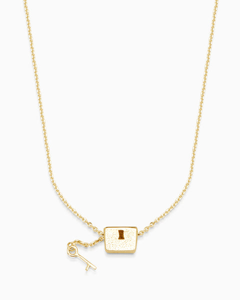 Baggage Necklace | Gold