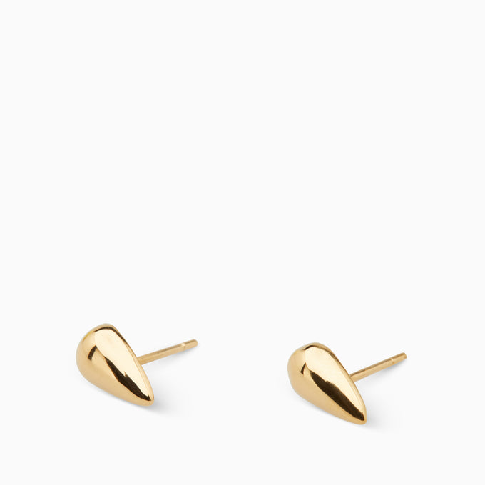 Tear Drop Studs | Gold