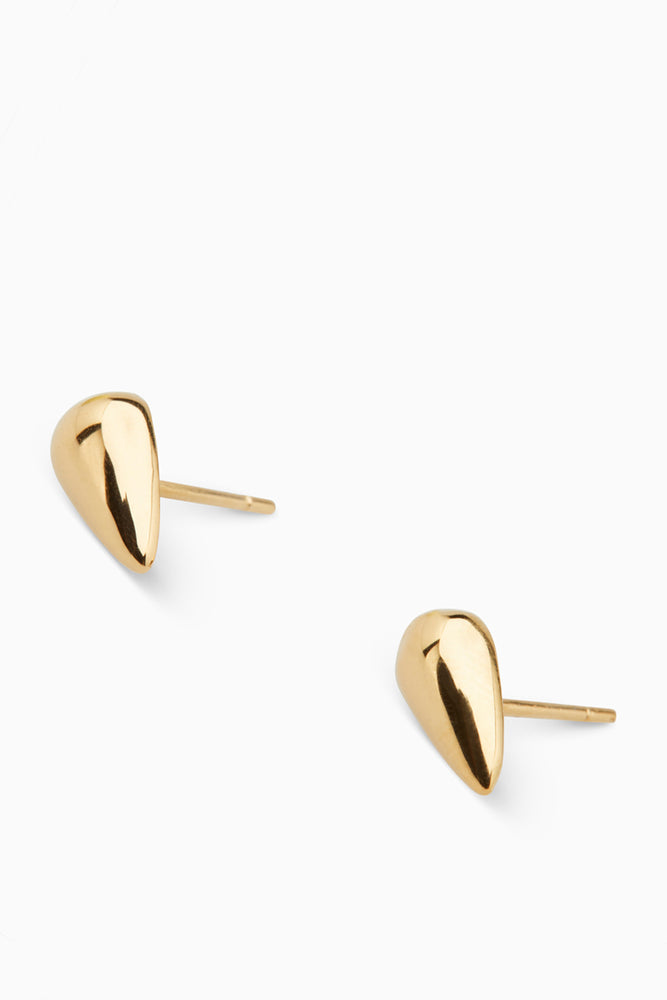 Tear Drop Studs | Gold