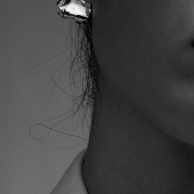 Lava Lobe Cuffs | Silver
