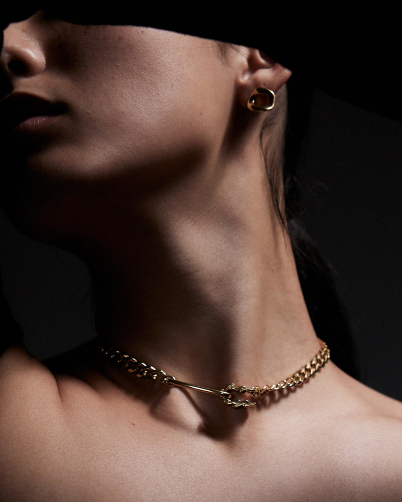 Vault Trim Necklace | Gold
