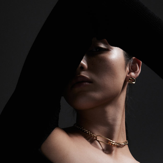 Vault Trim Necklace | Gold