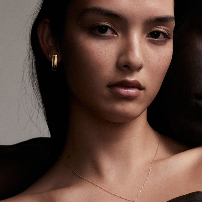 Ingot Necklace | Gold