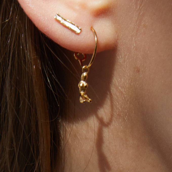 Folded Studs | Gold