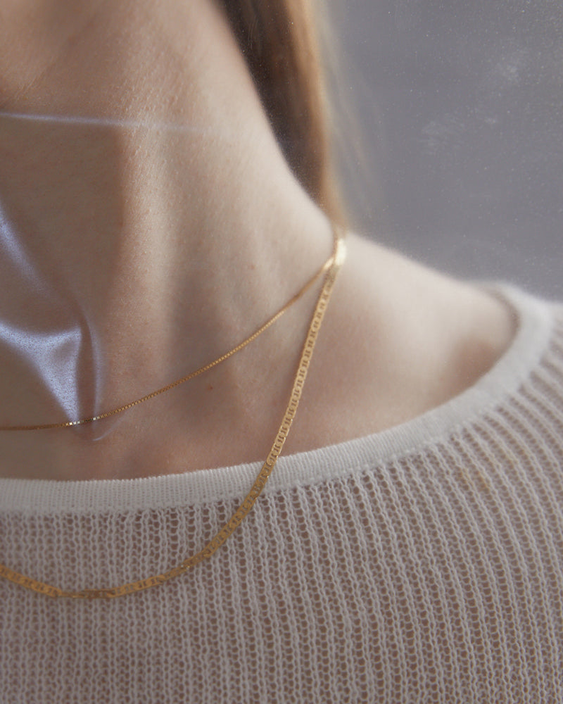 Flat Marine Chain | Gold