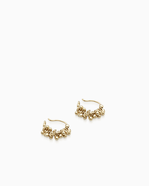 Cherrie Hoops Mini  |  Gold