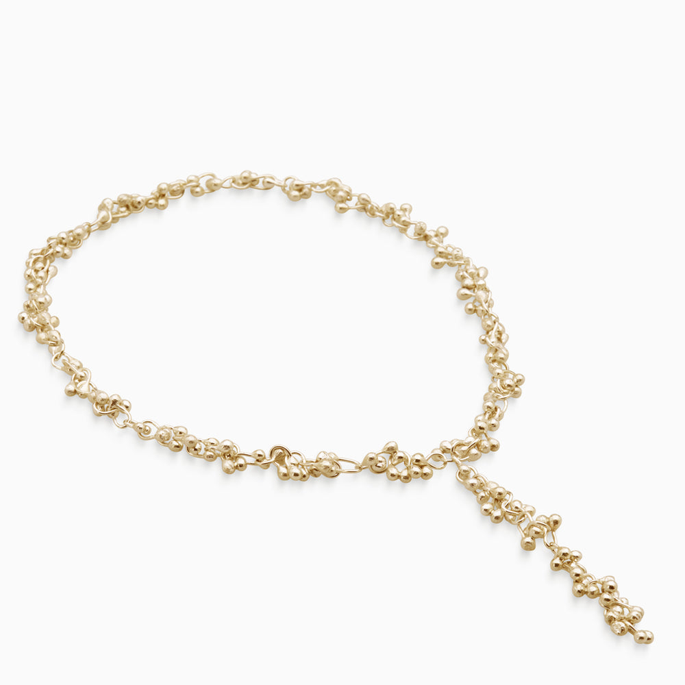 Threaded Chime Necklace | Gold