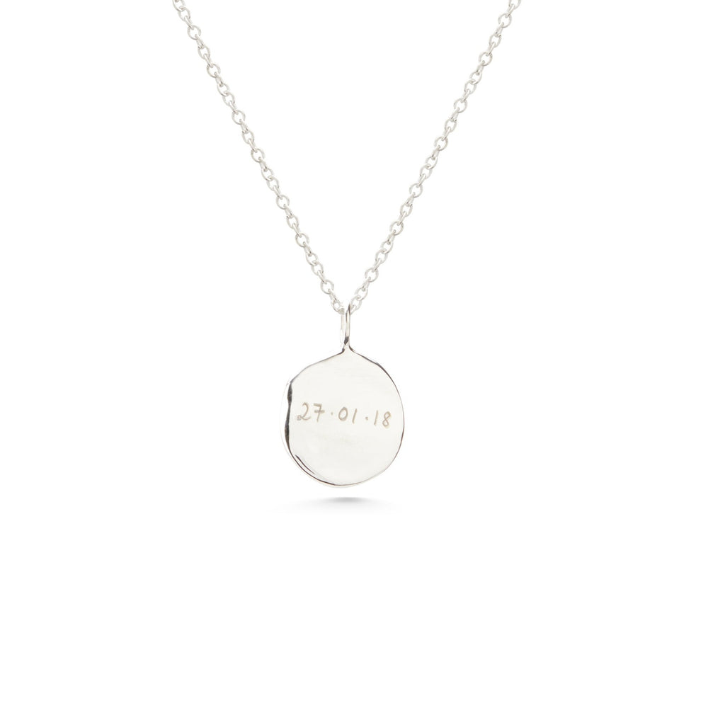 Custom Engraved Necklace | Silver