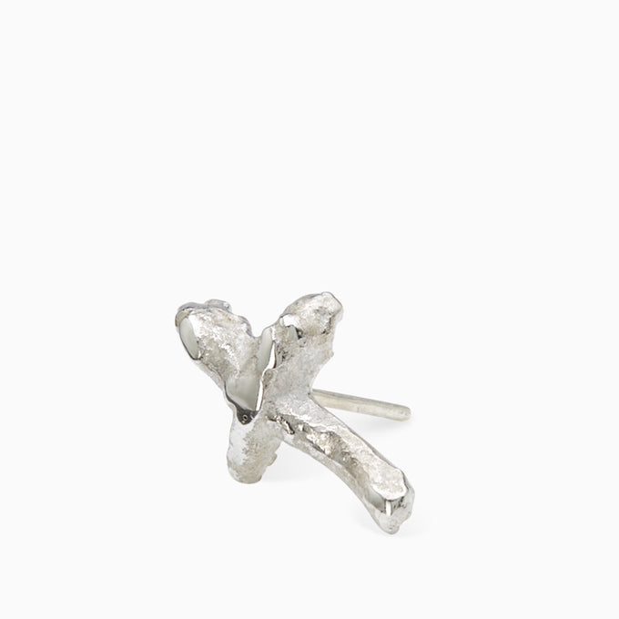 Cross Stud |  Silver