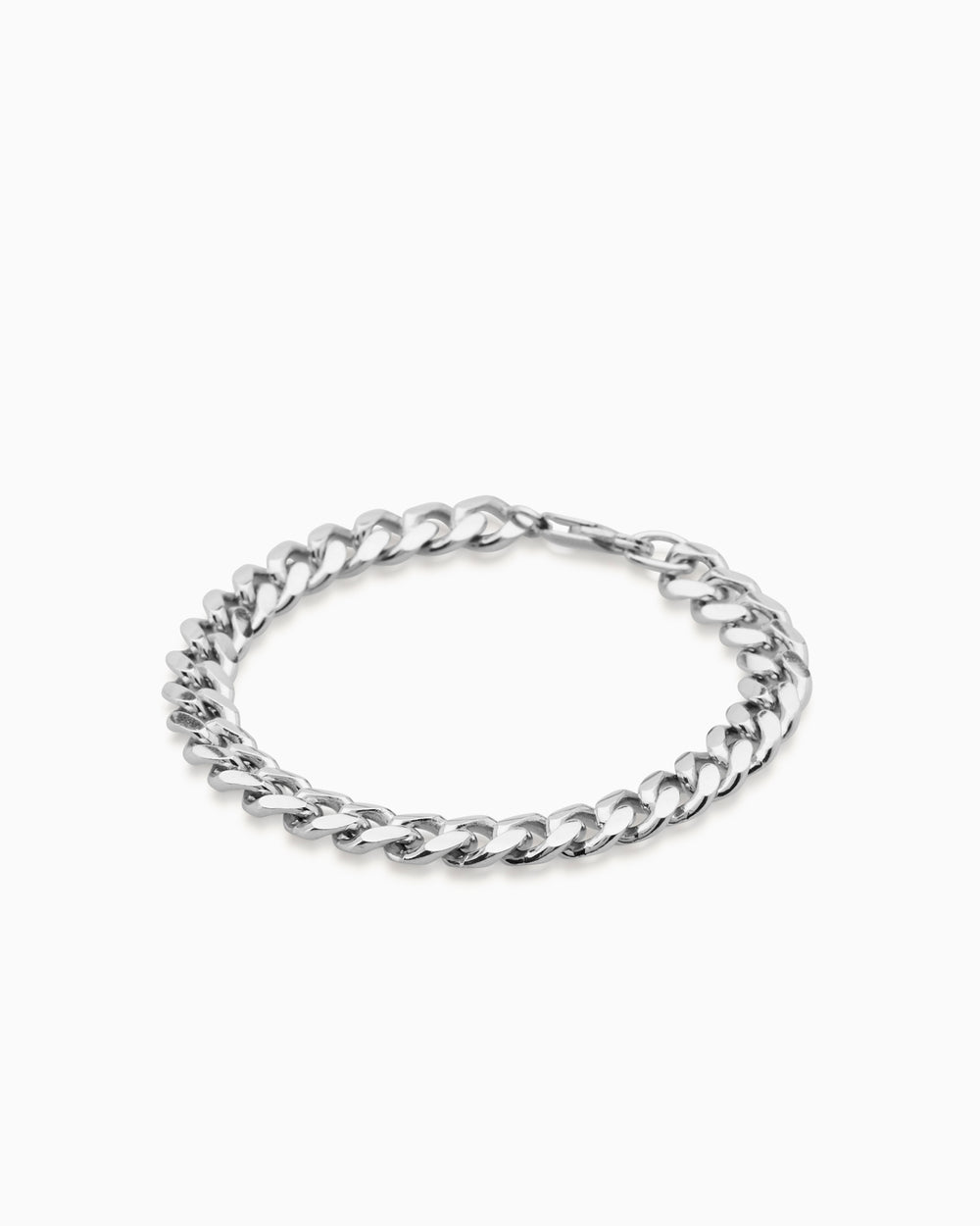 Chunky Curb Bracelet | Silver