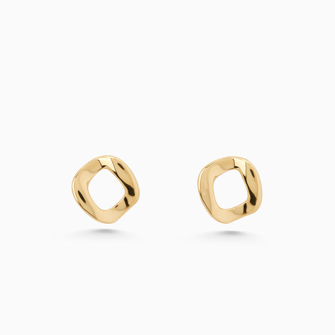 Curve Earrings Mini | Gold