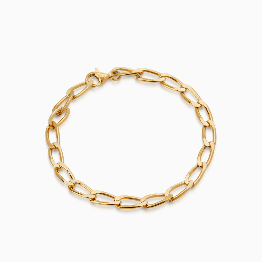 Ribbon Link Bracelet | Gold