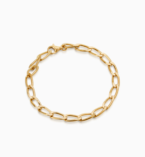 Ribbon Link Bracelet | Gold