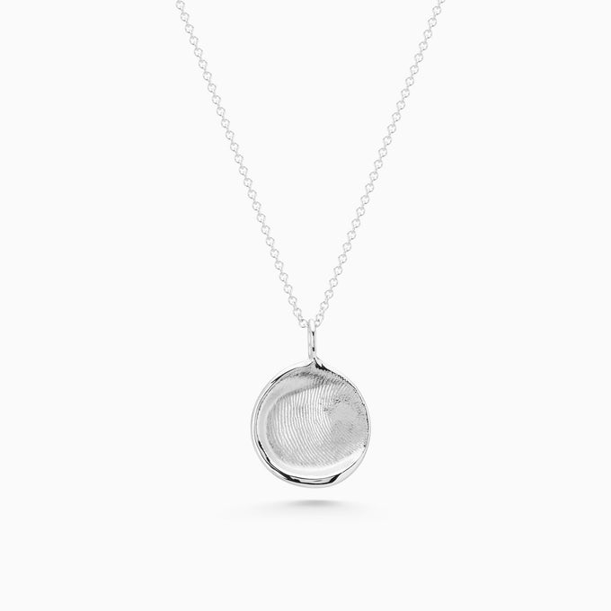 Impression Necklace | Silver