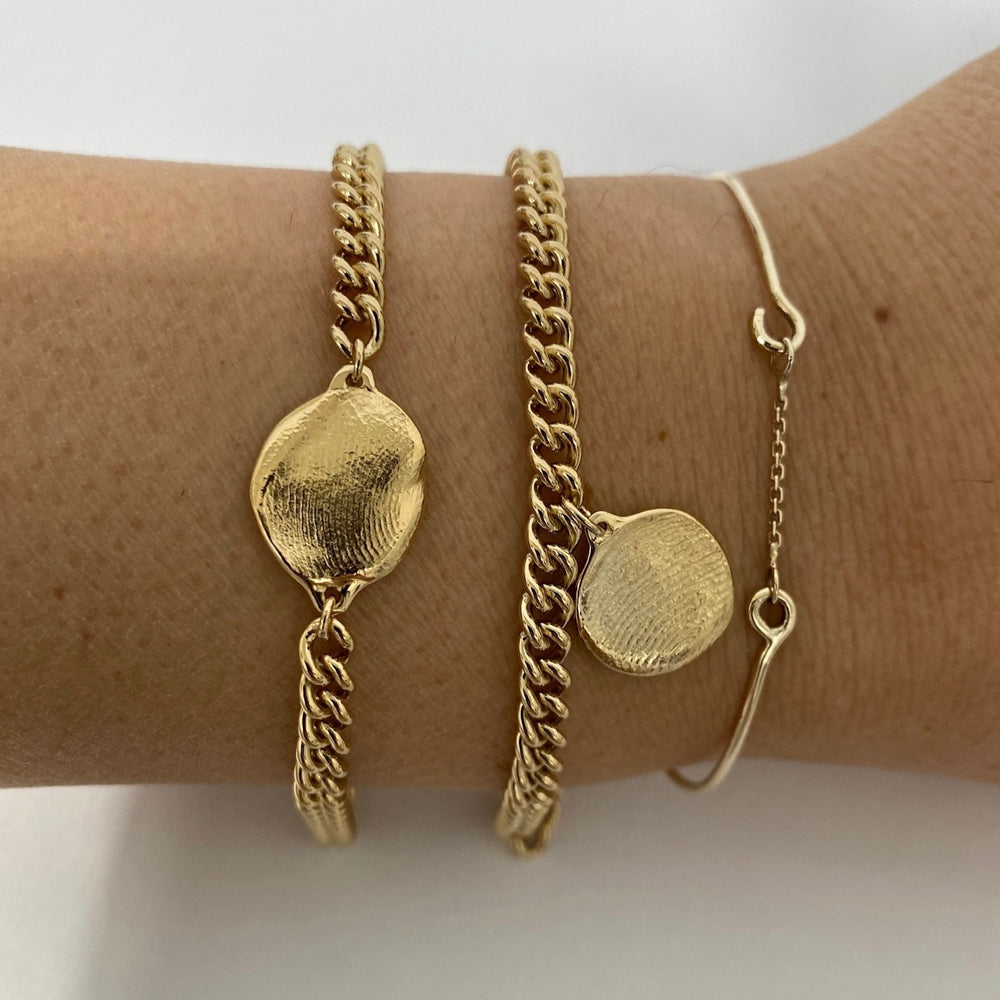 Impression Charm Bracelet | Yellow Gold