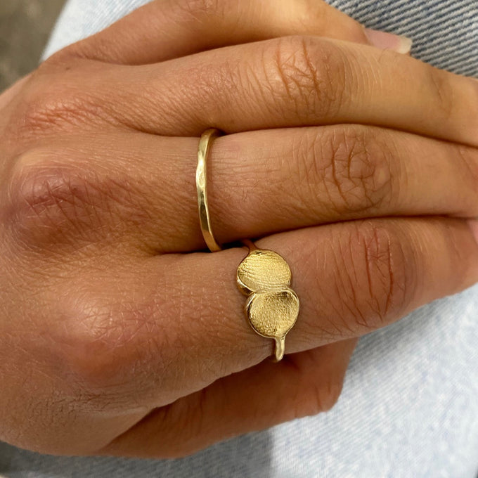 Double Impression™ Ring | Yellow Gold