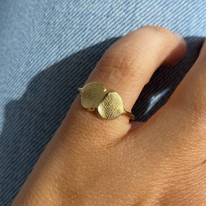 Double Impression™ Ring | Yellow Gold