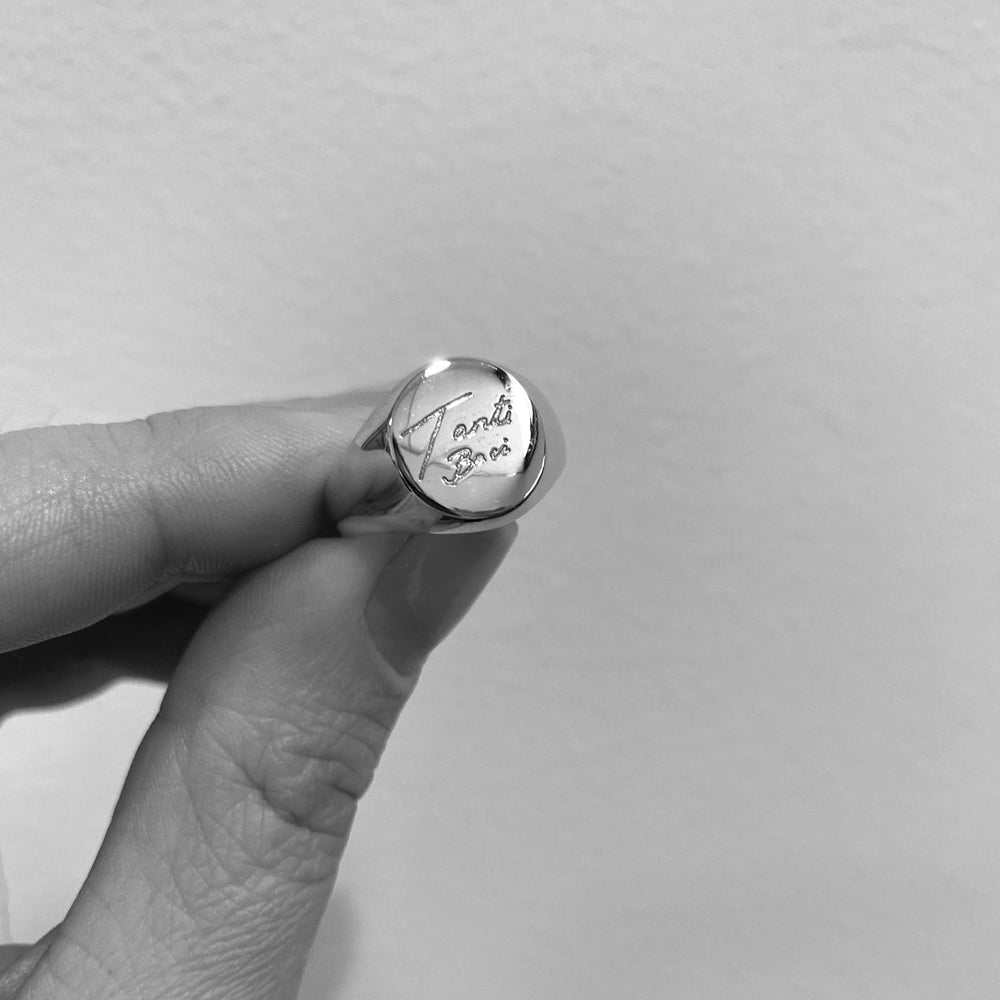 Signature Signet Ring | Silver