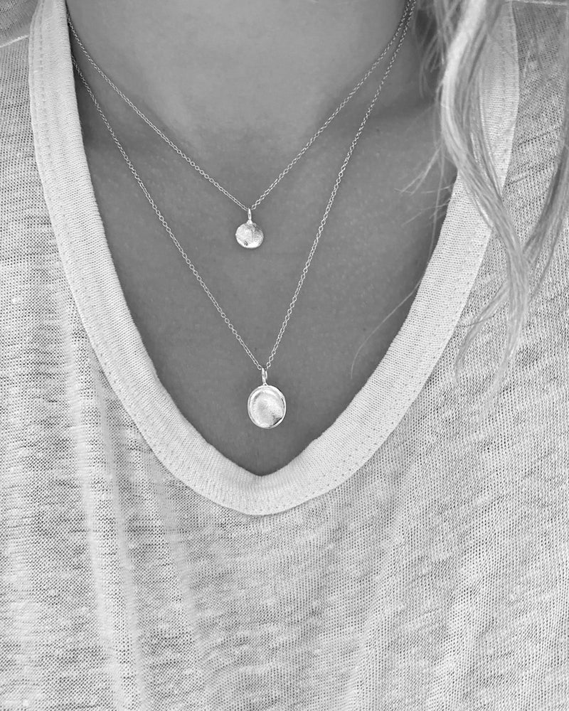 Impression Necklace | White Gold