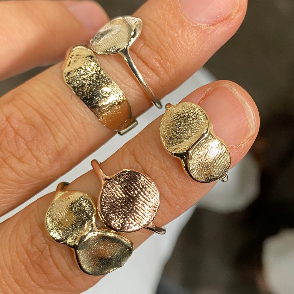 Double Impression™ Ring | Yellow Gold