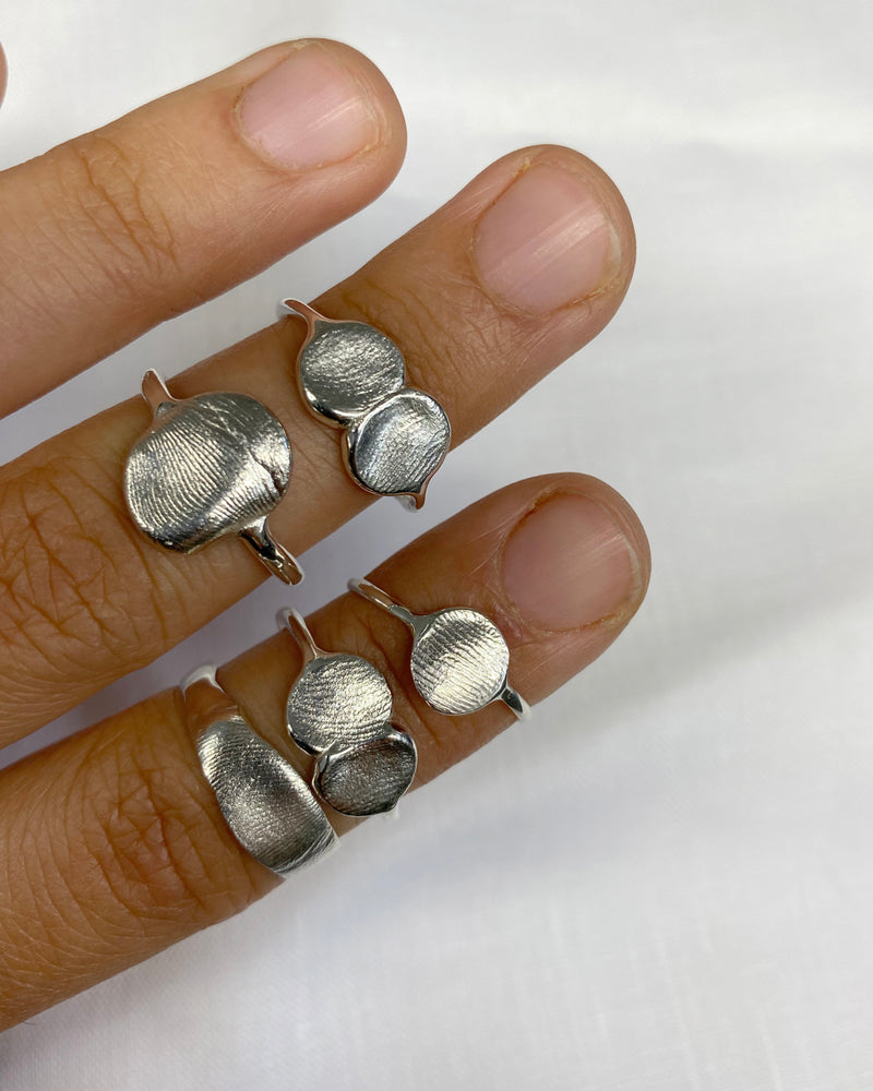 Impression™ Band Ring | White Gold