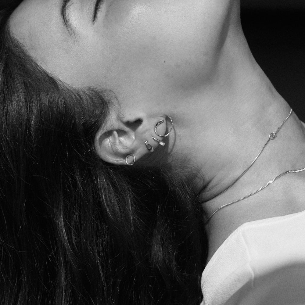 Halo Stud | Silver