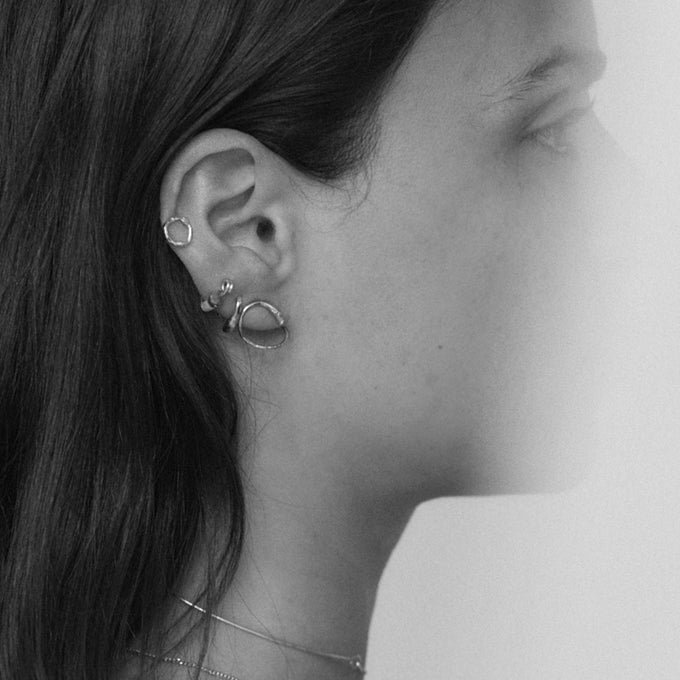 Halo Stud | Silver
