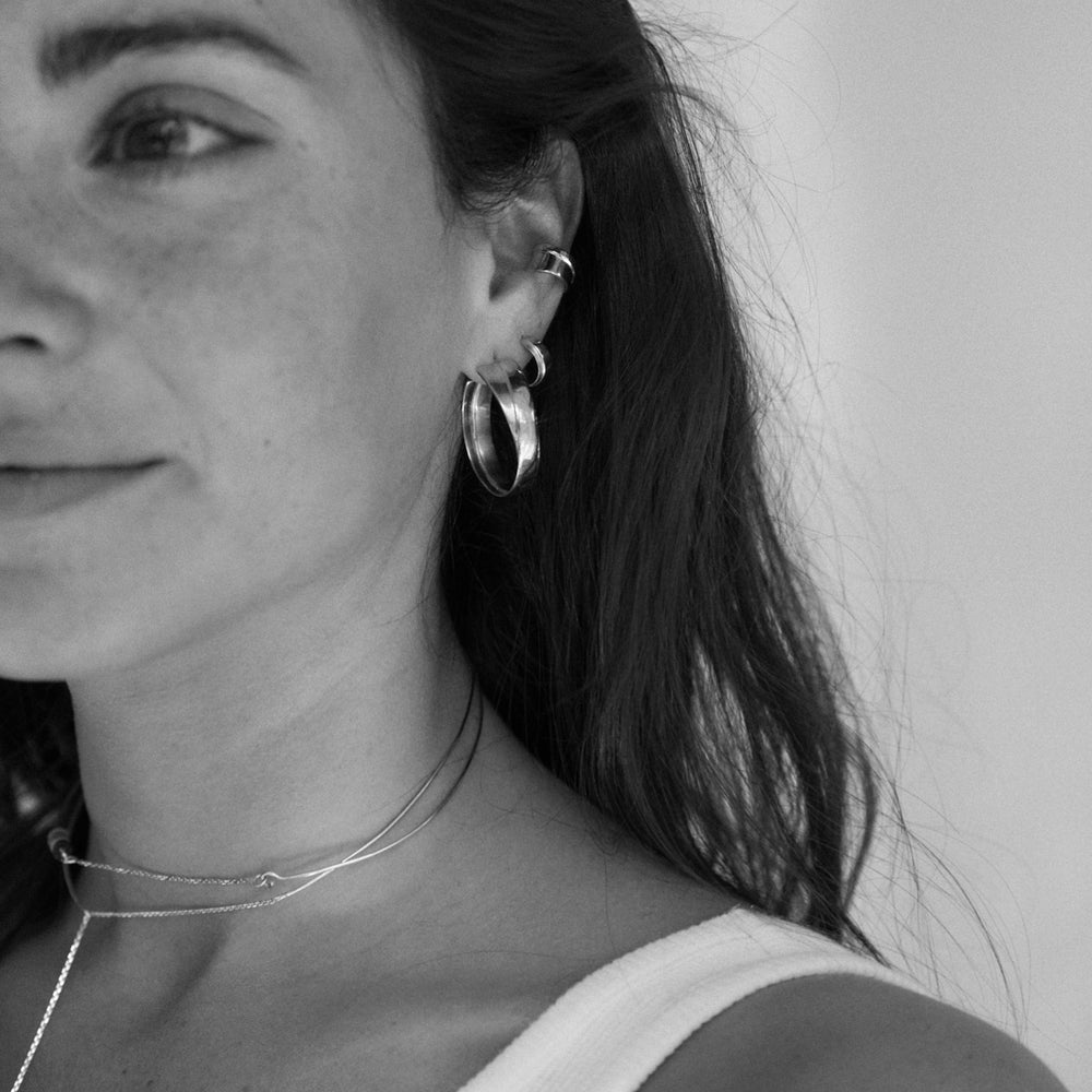 Fringe Ear Cuff | Silver