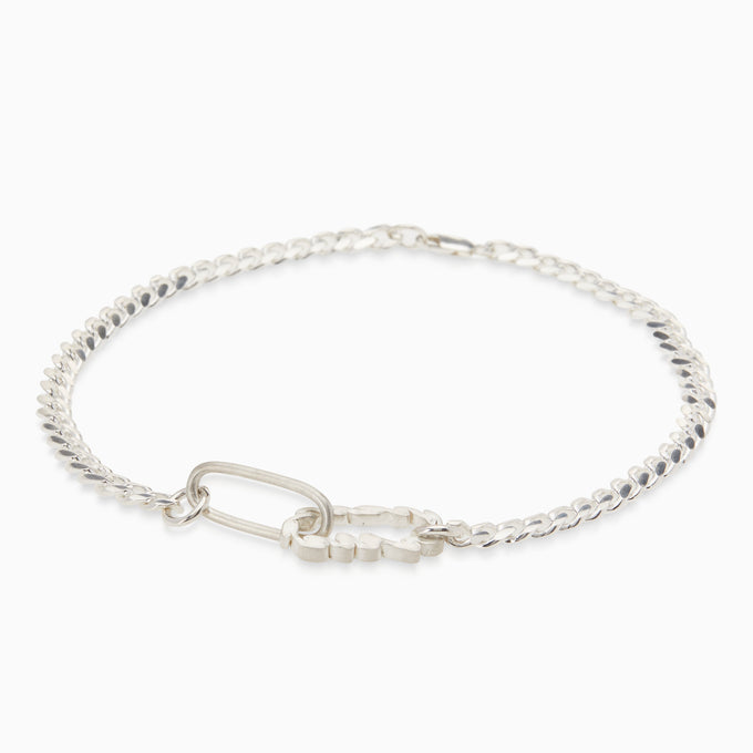 Vault Trim Necklace | Silver