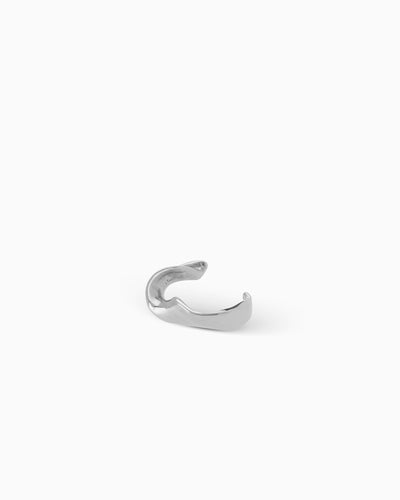 Wave Ear Cuff | Silver