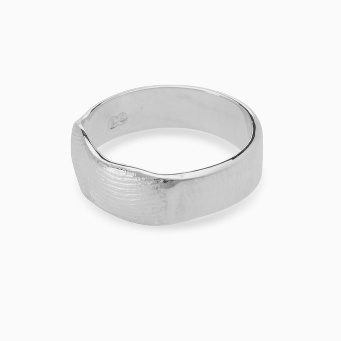 Impression™ Band Ring | Silver