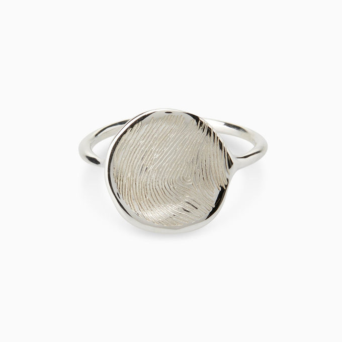 Custom Engraved Ring | Silver