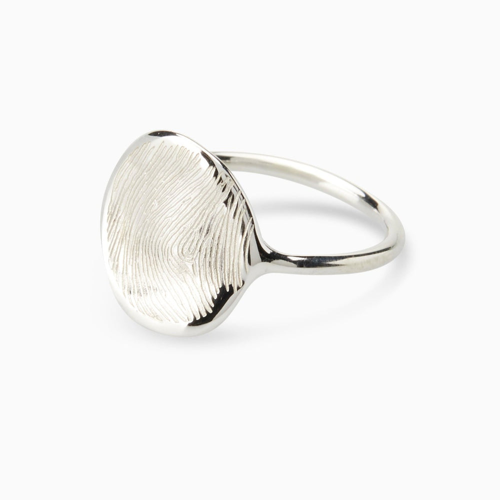 Custom Engraved Ring | Silver