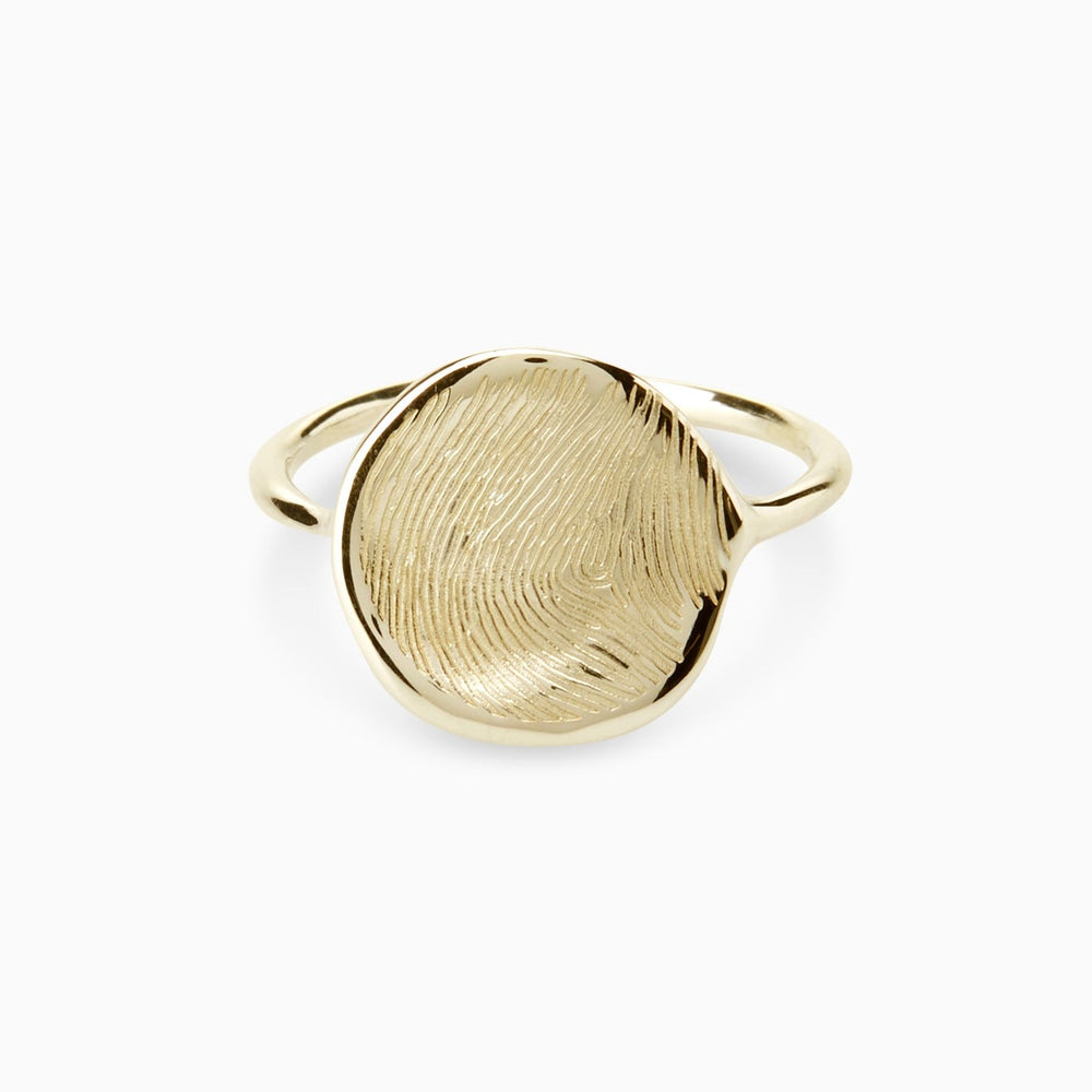 Custom Engraved Ring | Yellow Gold