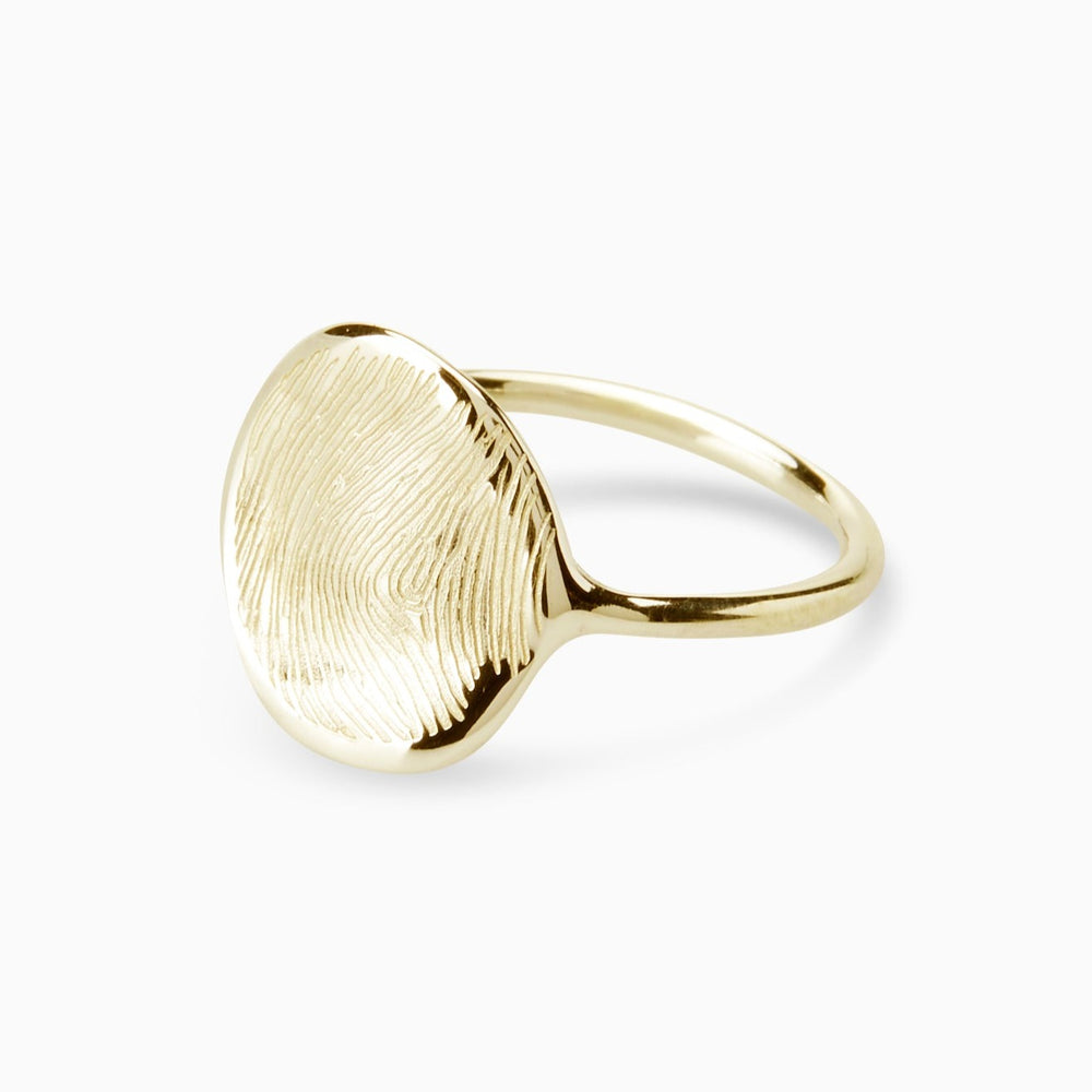 Custom Engraved Ring | Yellow Gold