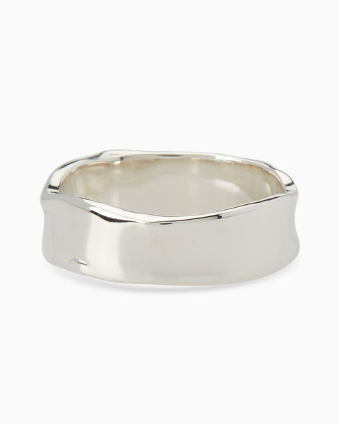 Signature Band Ring | White Gold