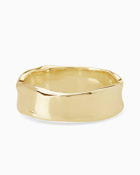 Signature Band Ring | Yellow Gold